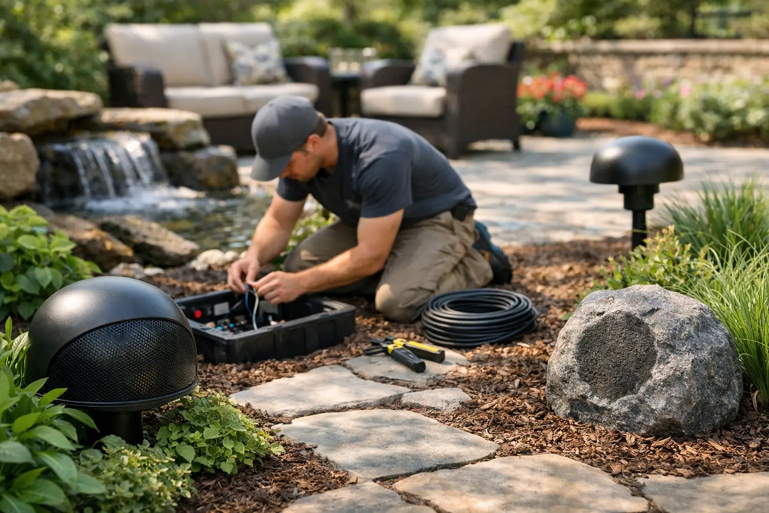 Garden Speaker System Installation Done Right