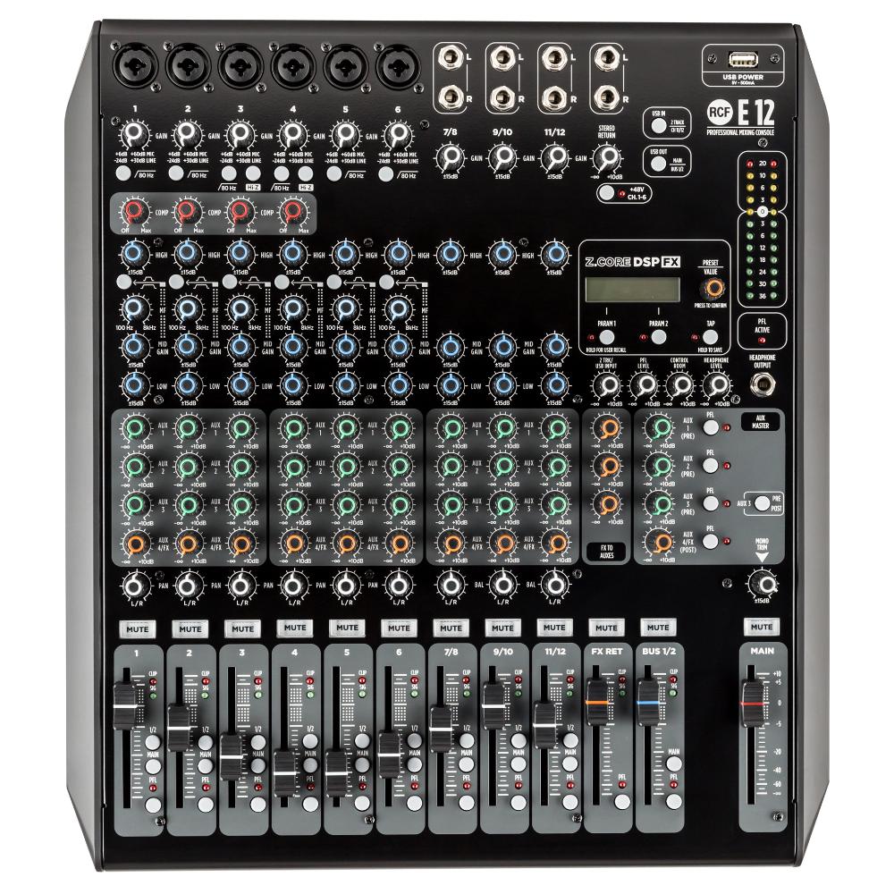 RCF 12 Channel Mixing Console E 12