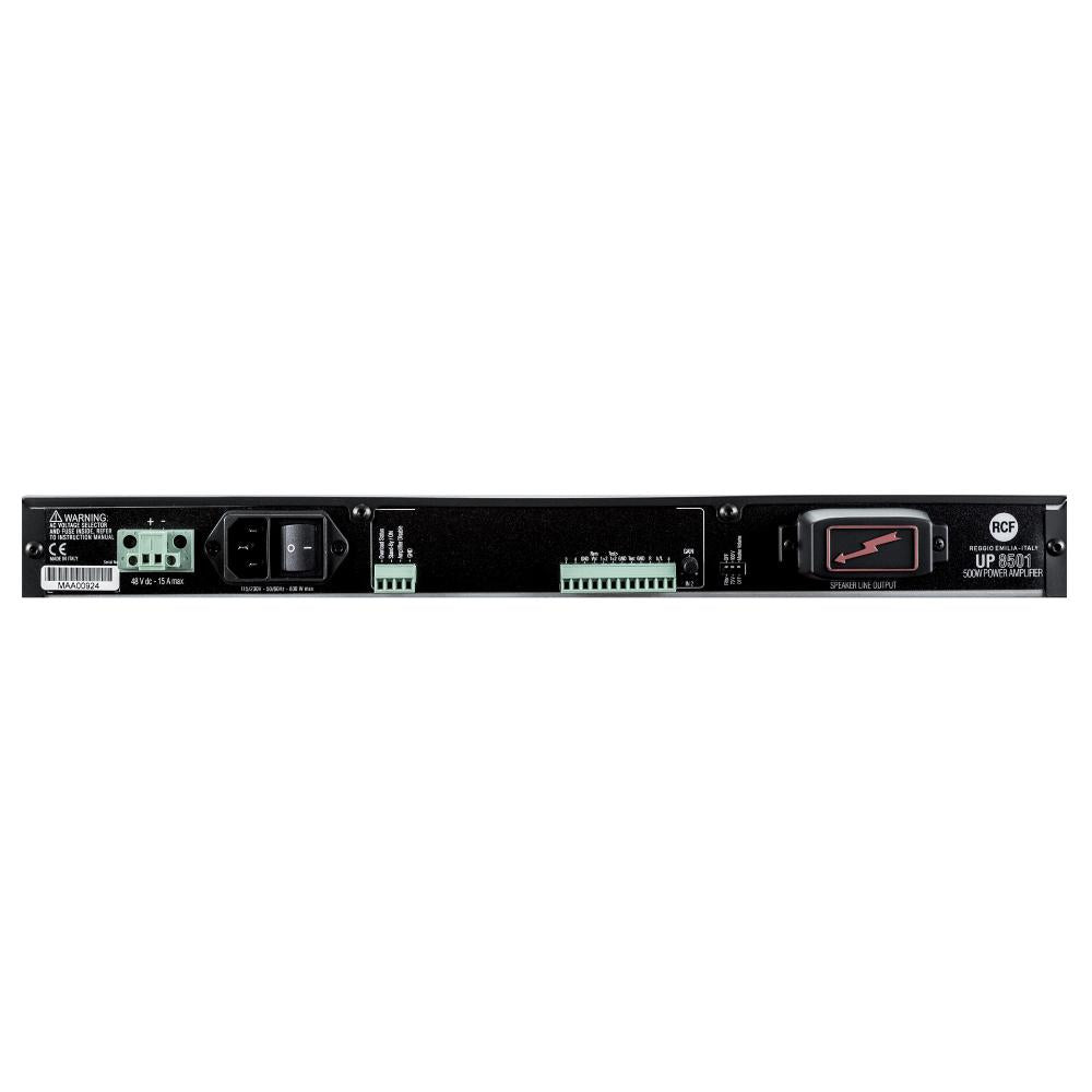 RCF UP 8501 Rack‑Mount Power Amplifier 500 W 1‑Channel
