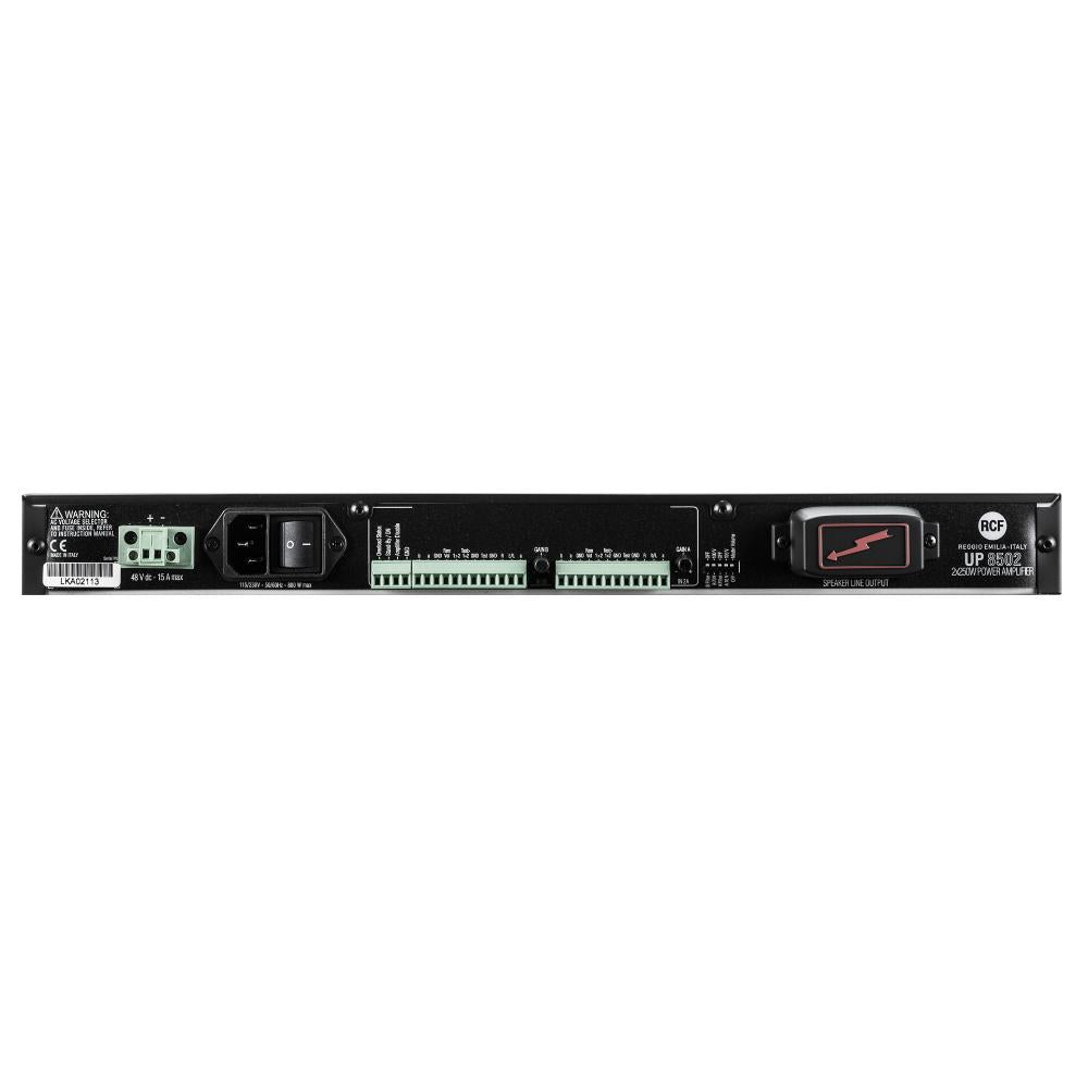 RCF UP 8502 Rack Mount Power Amplifier 500 W 2‑Channel