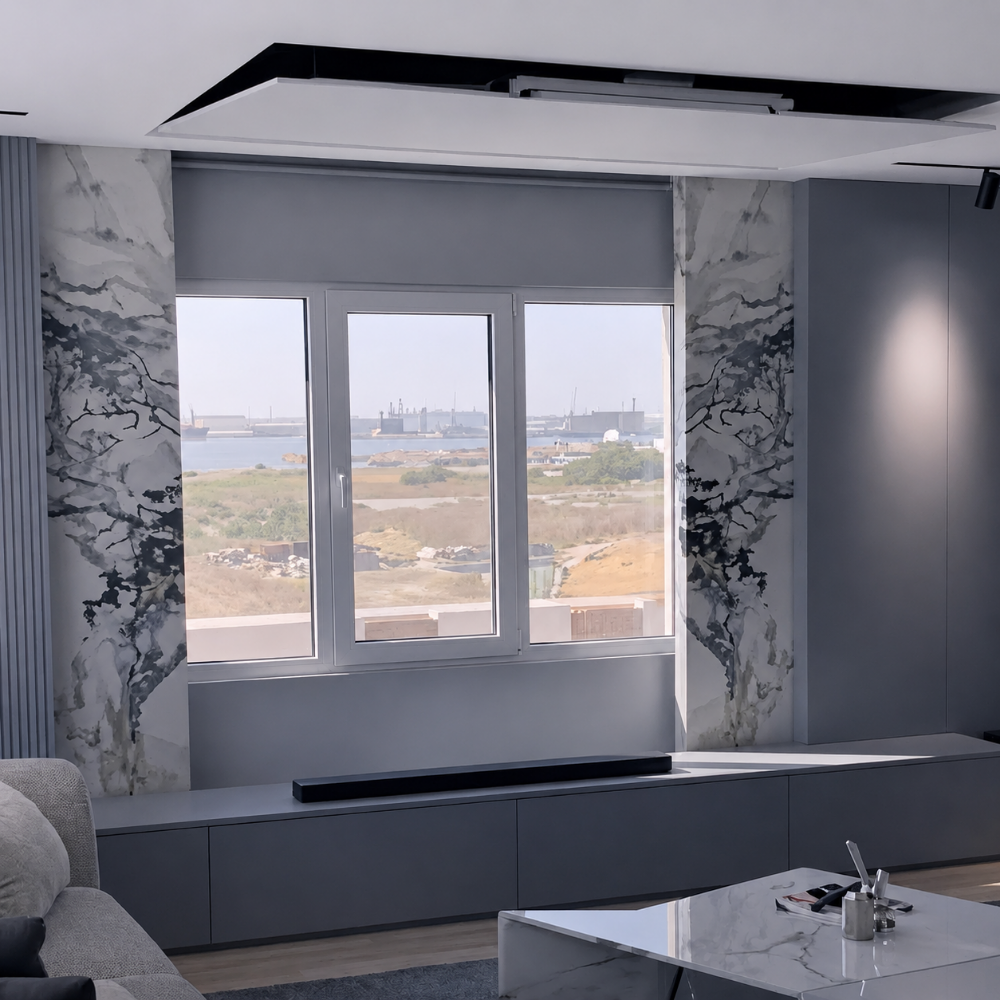 Cinecomfort Motorized Ceiling TV Lift Series for 42–85 Inch TVs