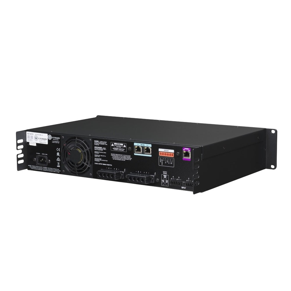 مضخم الطاقة من سلسلة Crown NCDI2X600BL-U ثنائي القناة