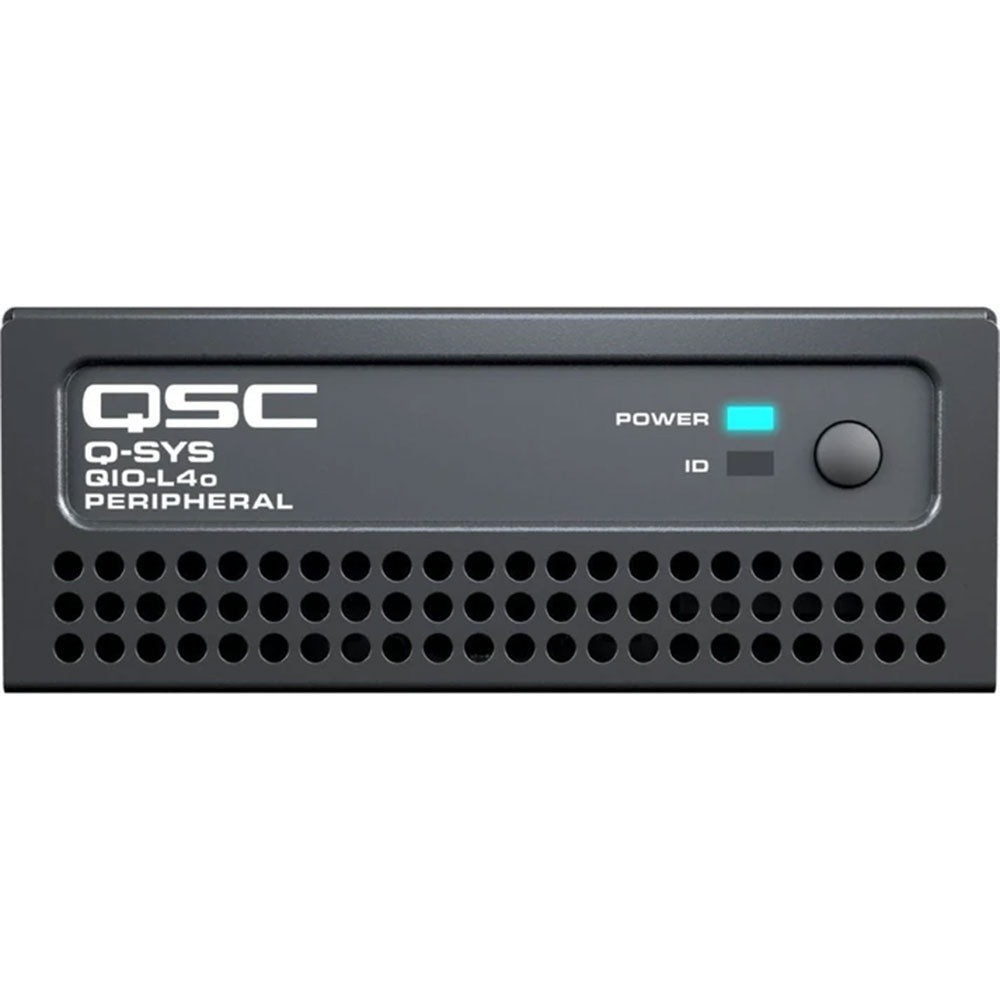 Q-SYS QIO-L4O Daisy-Chainable Peripheral with 4 Line Outputs