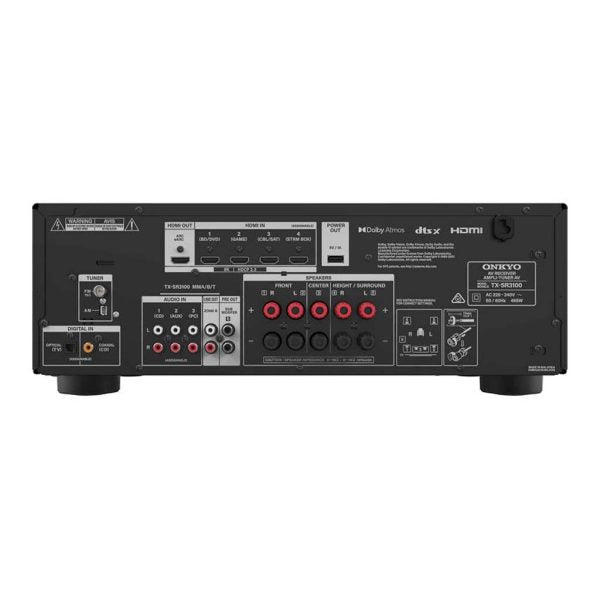 Onkyo TX-SR3100 5.2-Channel 8K AV Receiver 155W