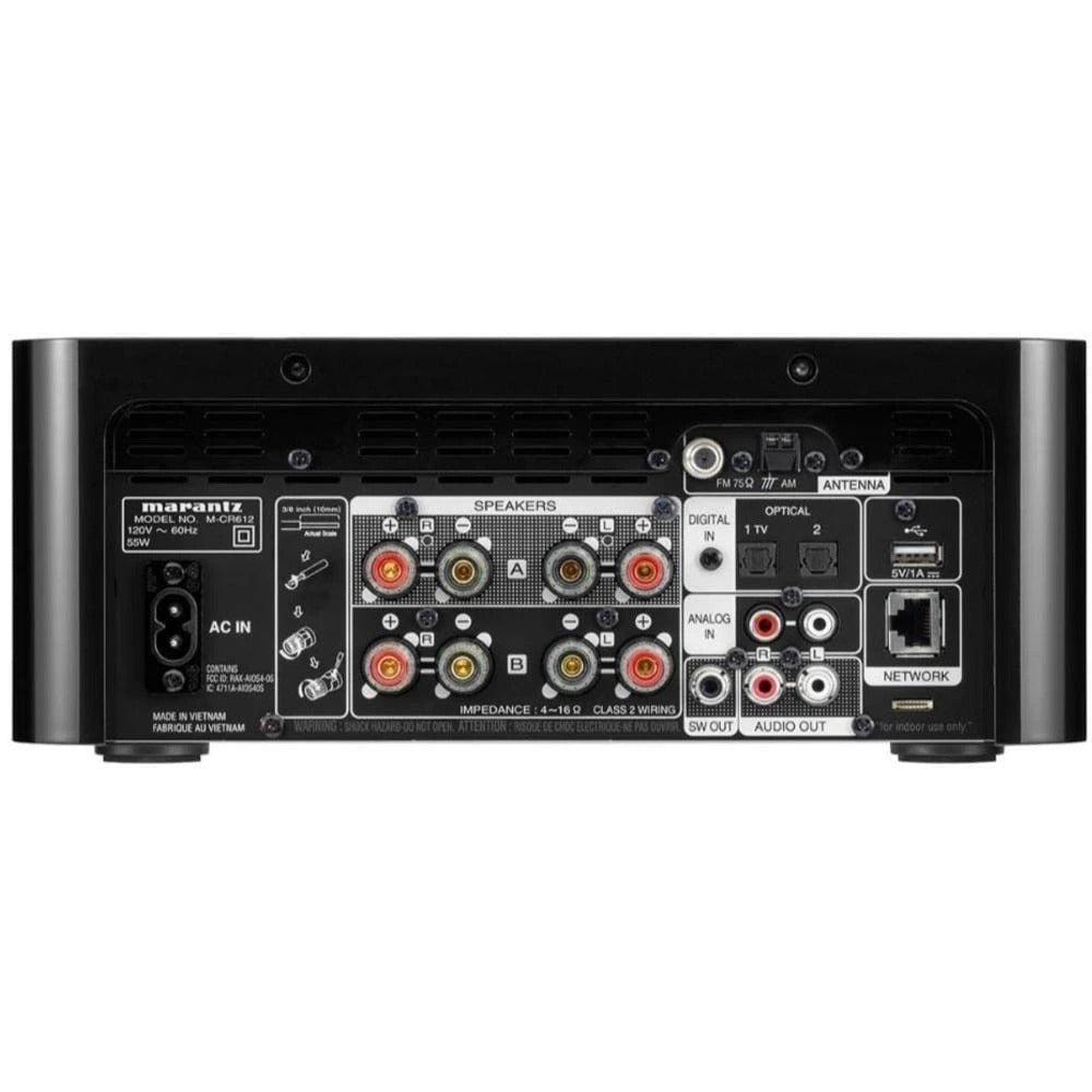 Marantz MCR612/N1B – Compact Network CD Receiver with HEOS