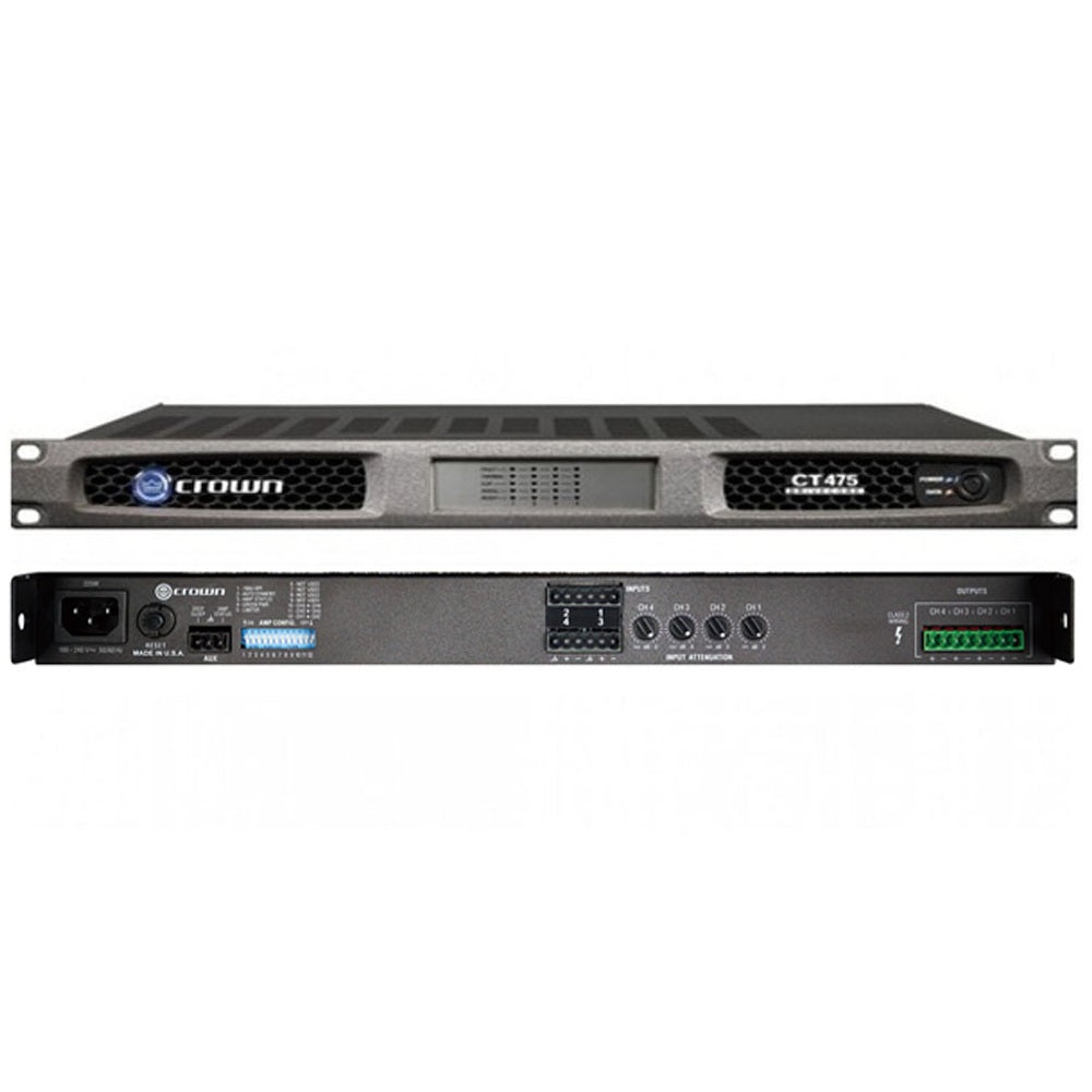 Crown NCT475A-U Four-Channel 75W Power Amplifier