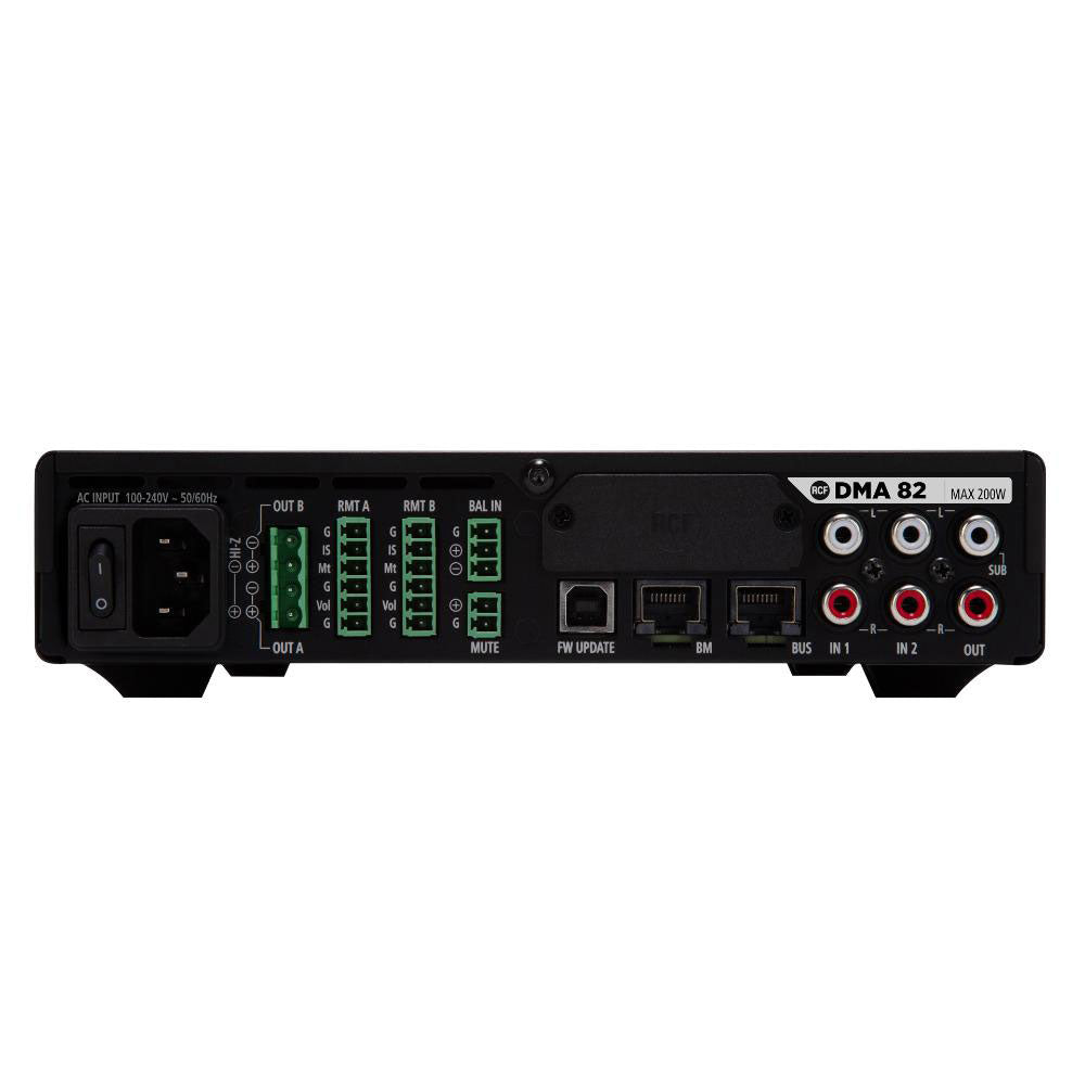 RCF DMA 82 Digital Mixer Amplifier, 80 W, 2 Channels