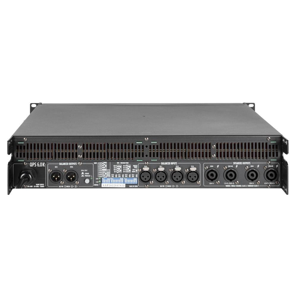 QPS 6.0K FOUR CHANNELS PROFESSIONAL POWER AMPLIFIER