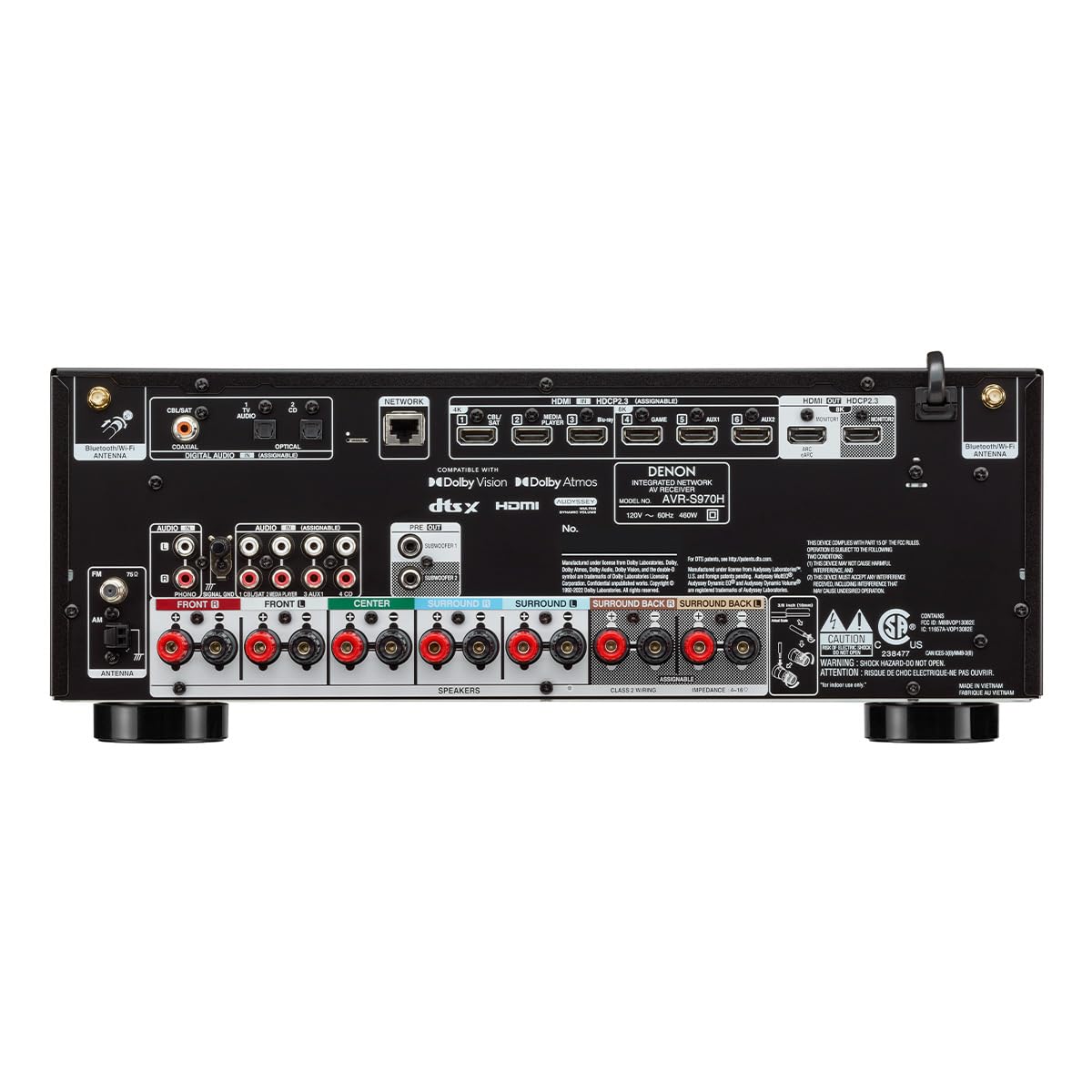 Denon AVRS970H – 7.2-Channel 8K AV Receiver