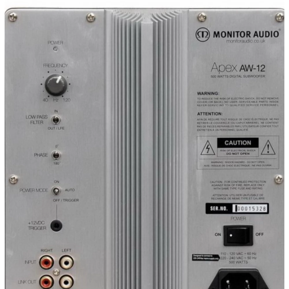 Monitor Audio Apex AW12 Active Subwoofer