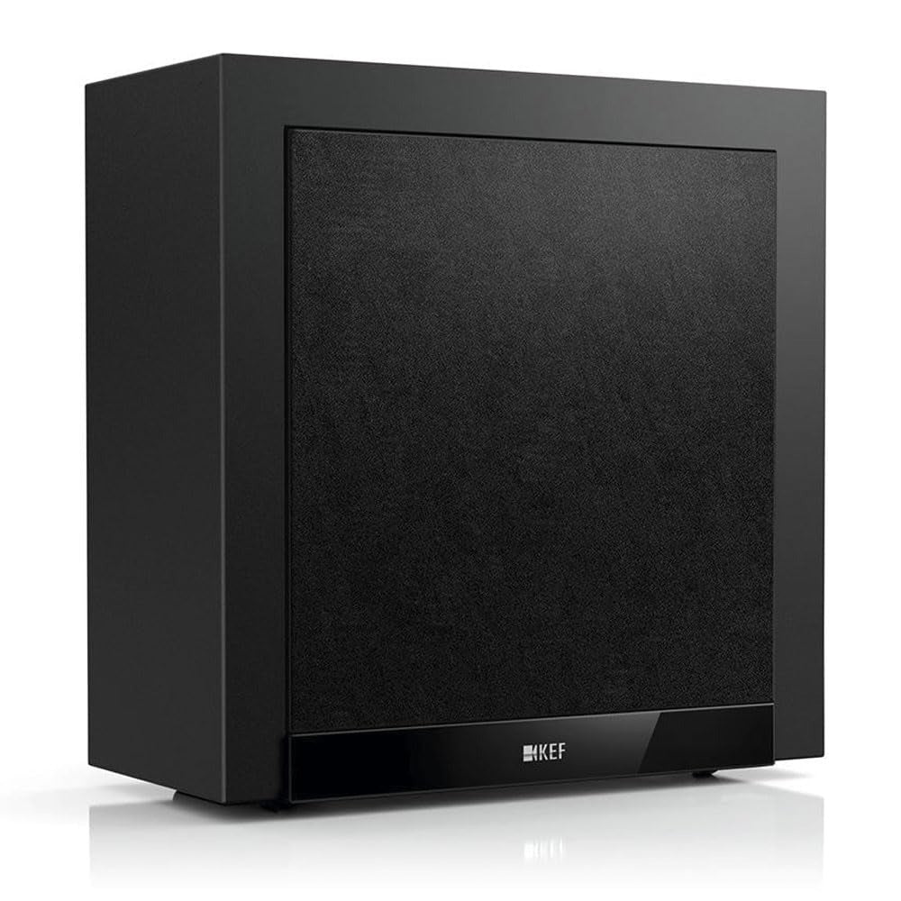 KEF T2 Subwoofer – Slim Profile Powered Home Theater Subwoofer
