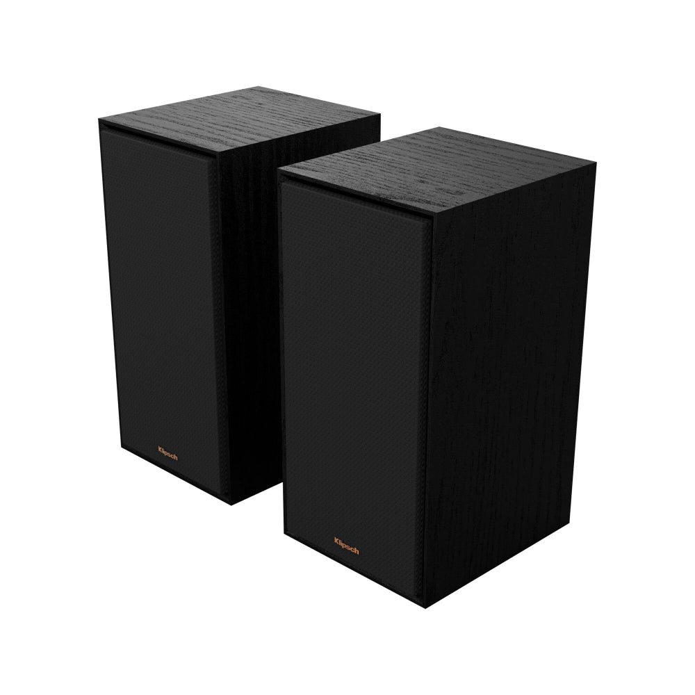 Klipsch R-50PM Black Powered Bookshelf Speakers – Bluetooth Hi-Fi Studio Monitors