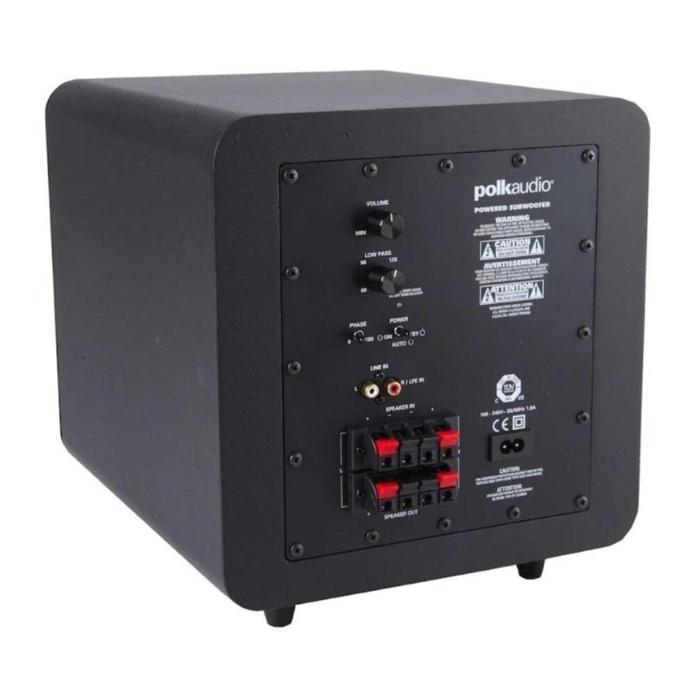 Polk Audio PSW111 Powered Compact 8-Inch Subwoofer