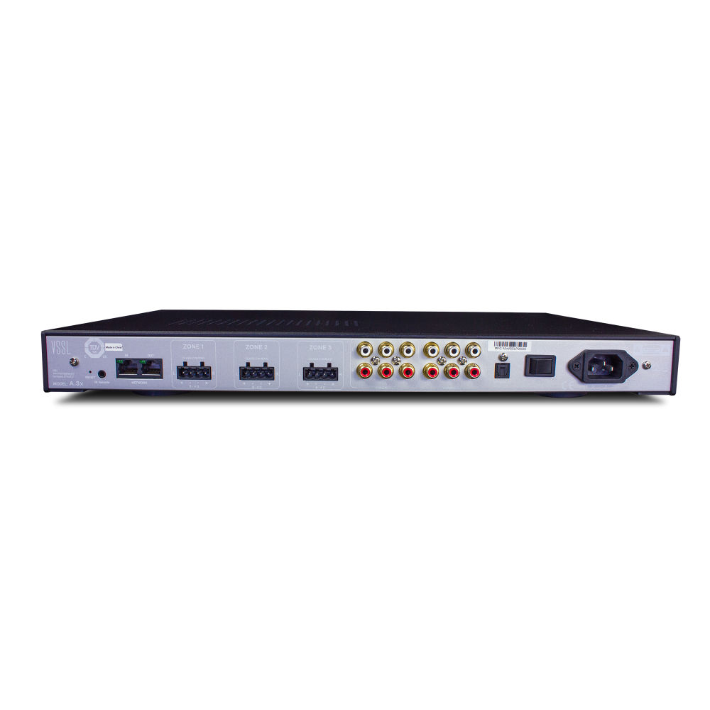 VSSL A.3x 3-Zone Audio Streaming Amplifier