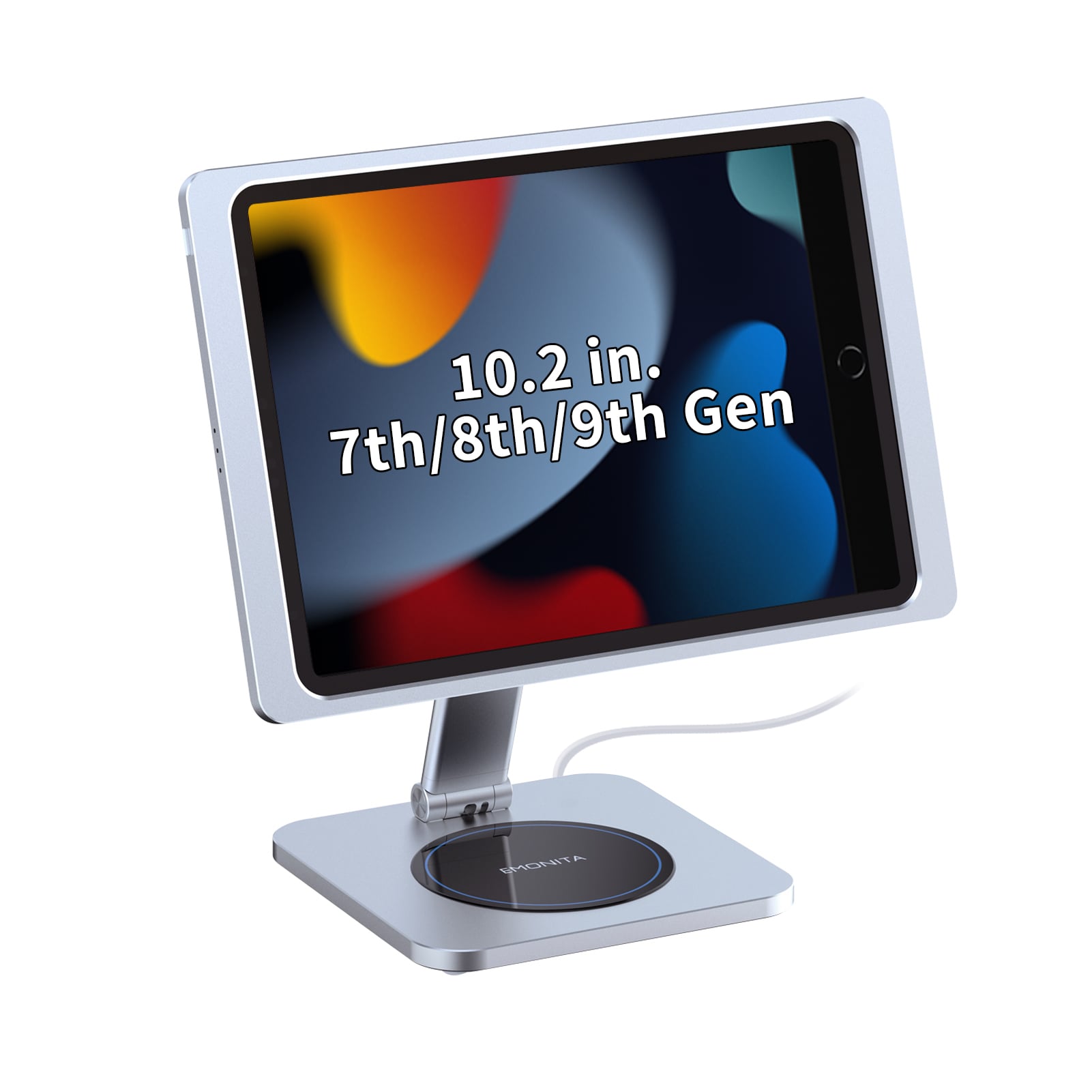 EMONITA 18W Fast Charging Foldable Magnetic Stand with Charging Case for iPad 10.2-in. (7th/8th/9th Gen)