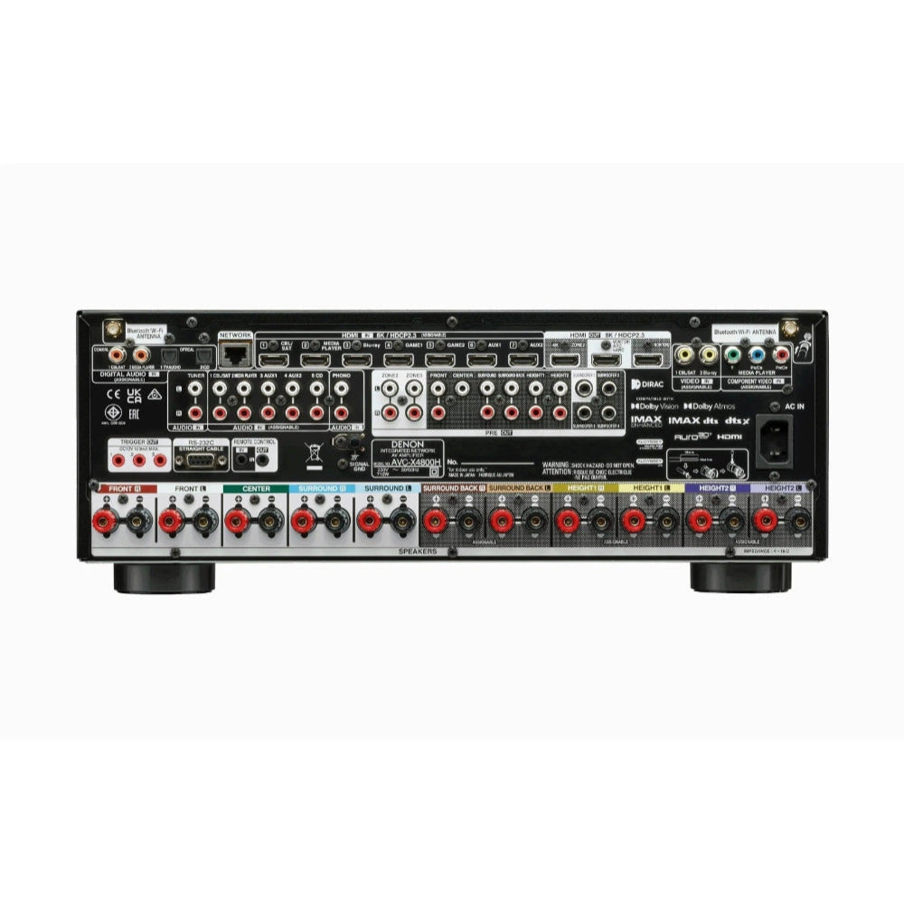 Denon AVCX3800HBKE2 – 9.4-Channel 8K AV Receiver
