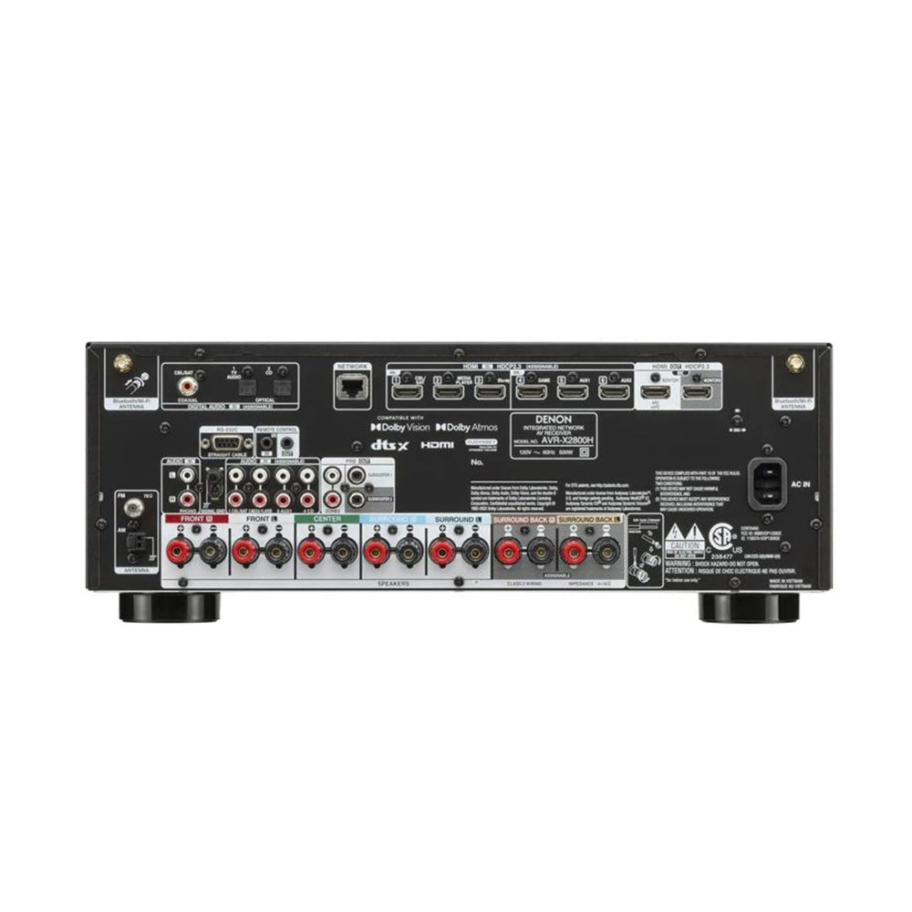 Denon AVRX2800HBKE2 – 7.2-Channel 8K AV Receiver