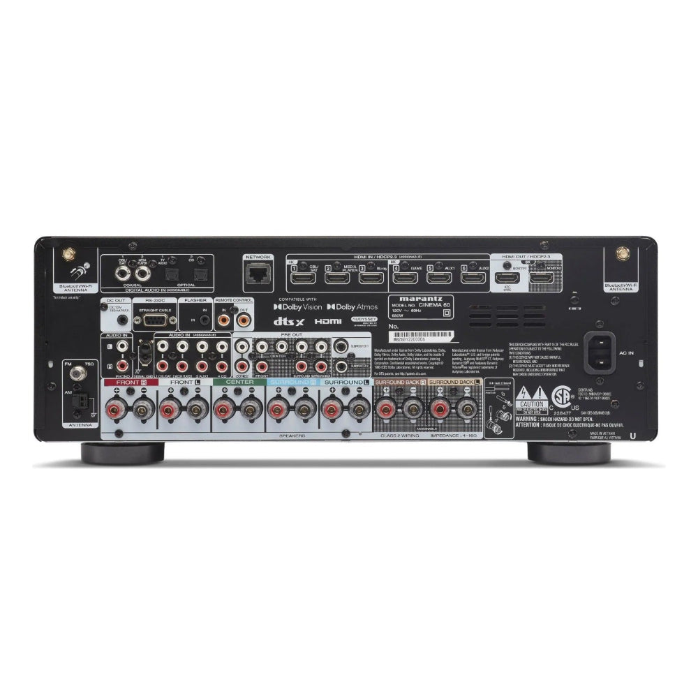 Marantz CINEMA 60/N1 – 7.2 Channel 8K AV Receiver with HEOS