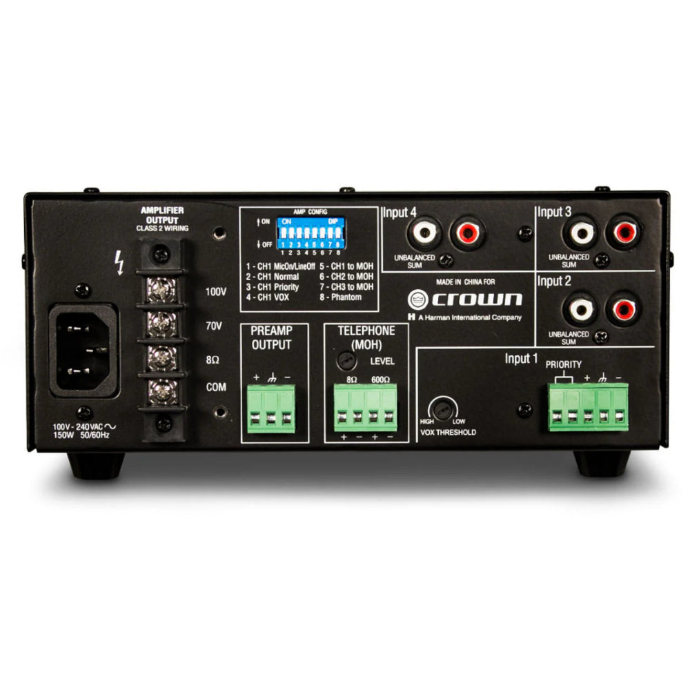 Crown G160MAE60 Four channel, 60W @ 8Ω power Amplifier
