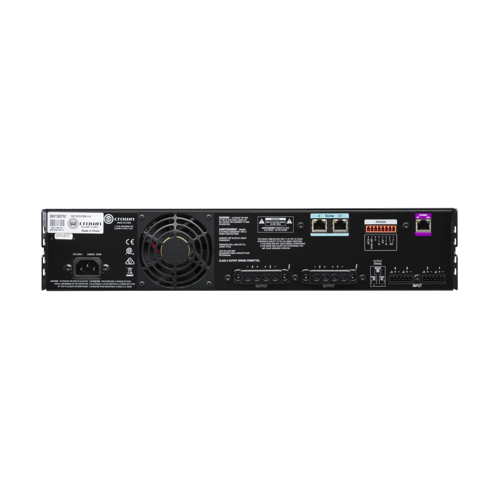 Crown NCDI4X300BL-U-EU 4-Channel Drive Core Series Power Amplifier