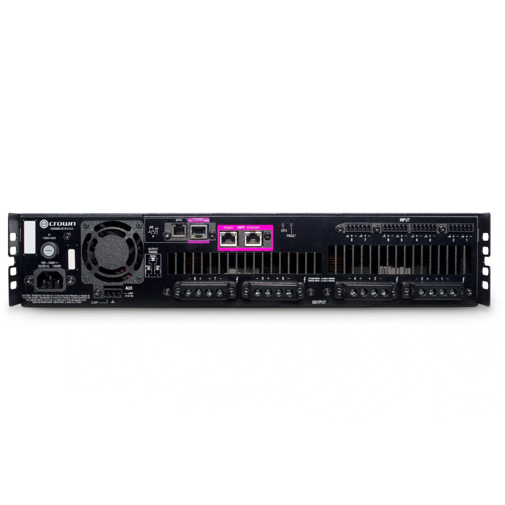 مضخم صوت كراون اوديو DCI8X300DA-U-EKFX بقدرة 300 واط و8 قنوات