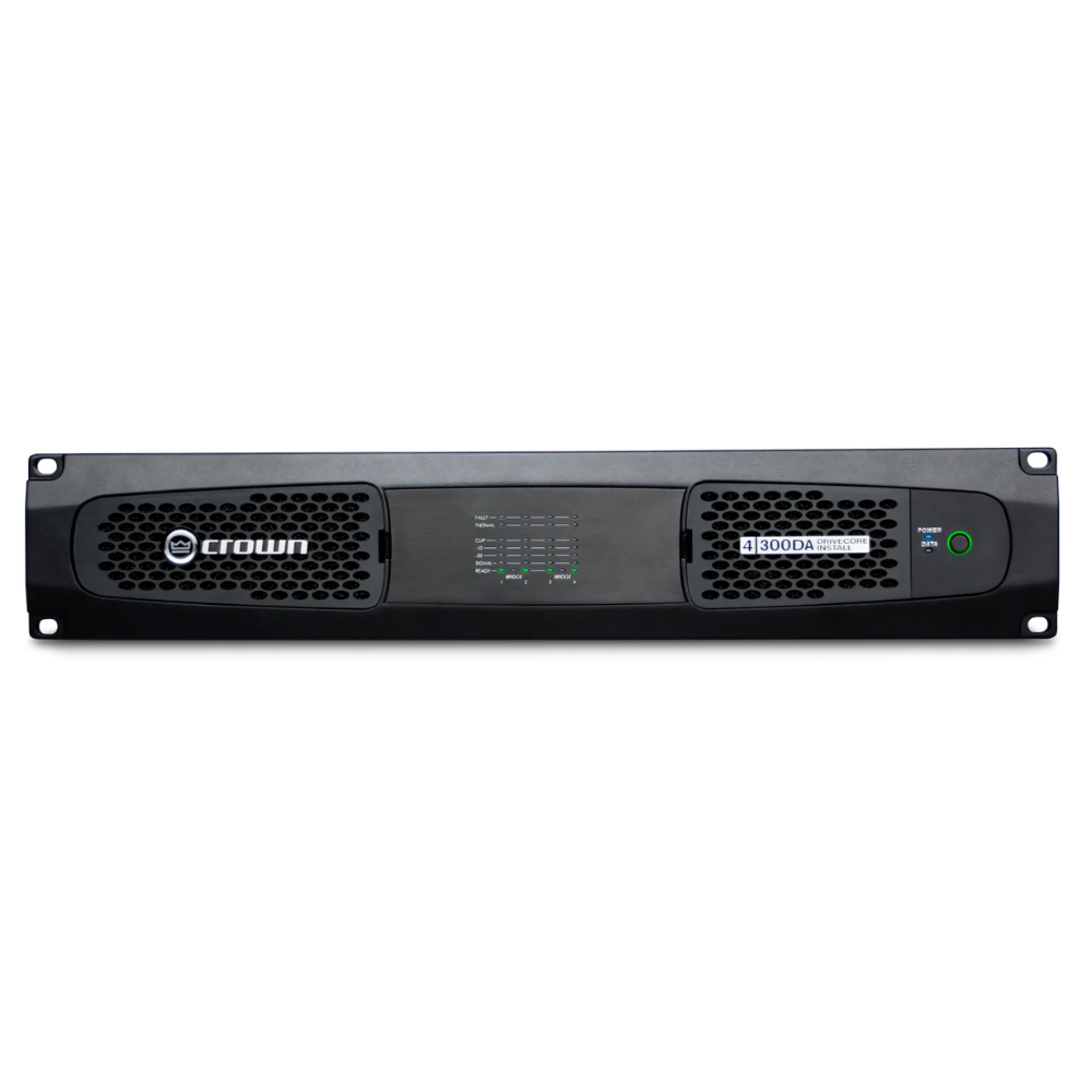 Crown Audio DCI4X300DA-U-EKFX Dante-AES67 With Four Channel DSP Amplifier