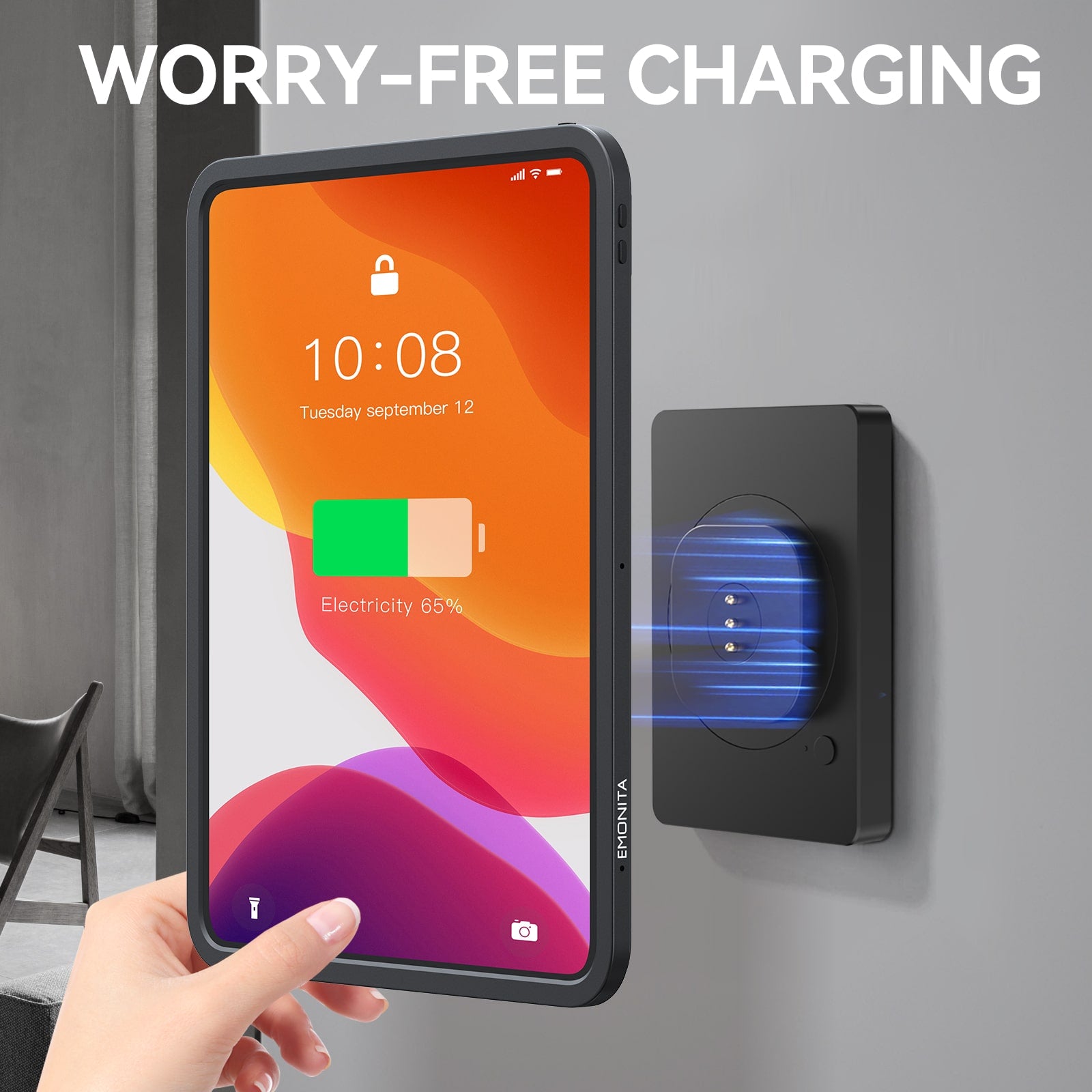 EMONITA iPad Wall Mount with Power for iPad Pro 13-in. (M4)