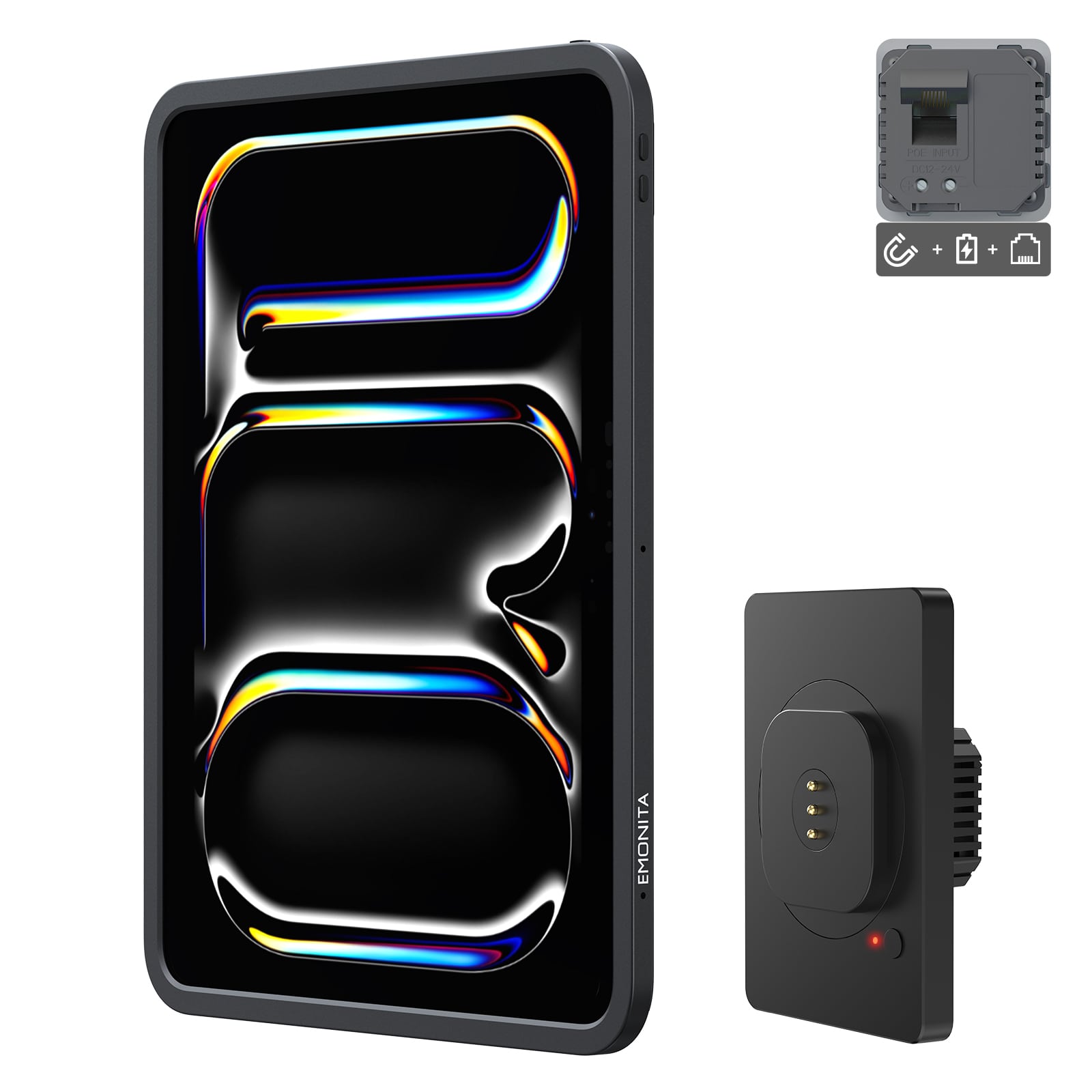 EMONITA PoE Wall Station with Power for iPad Pro 13-in. (M4)