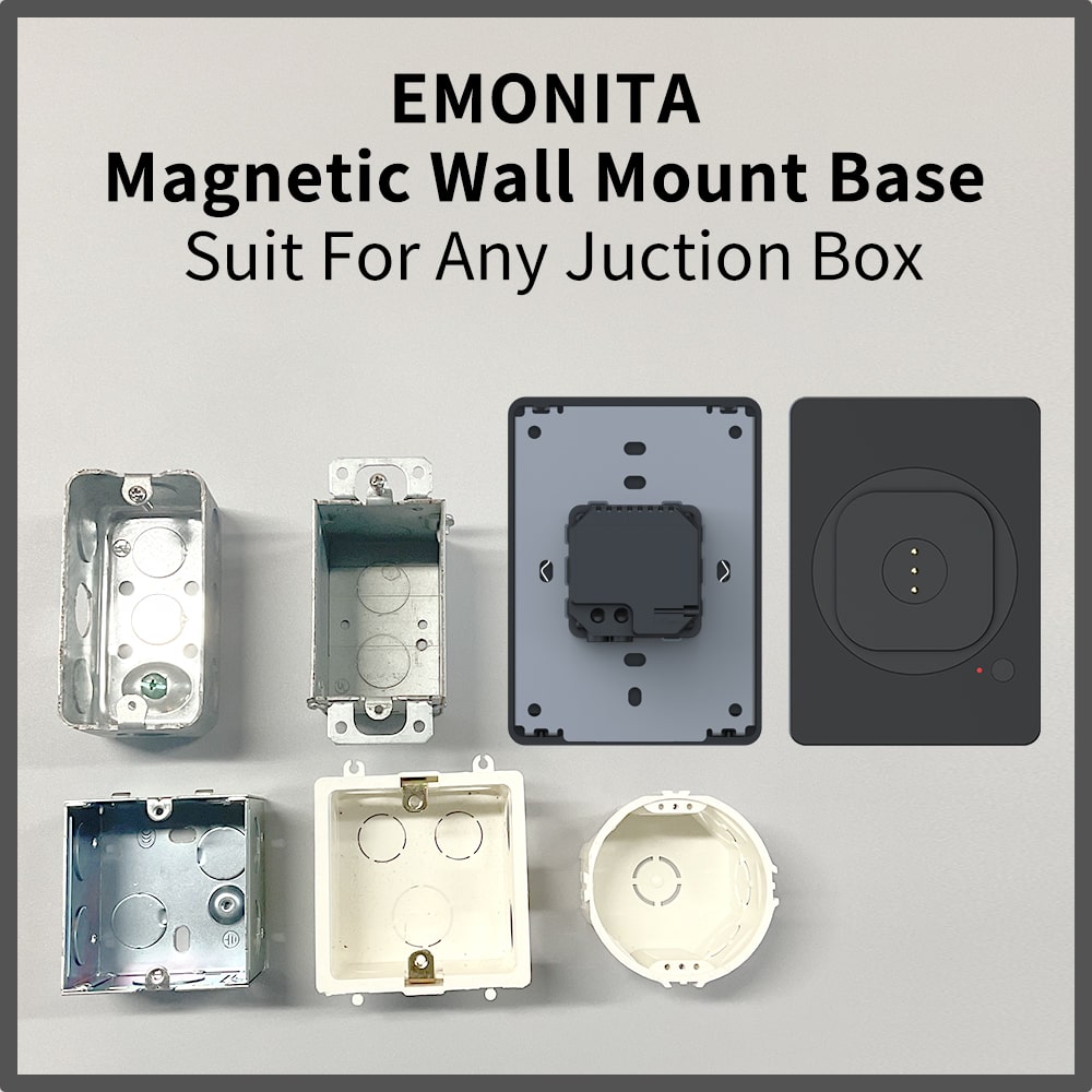 Magnetic iPad Wall Mount – AC Powered, Snap-On Design for Effortless Mounting
