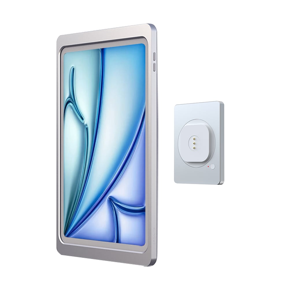 EMONITA Magnetic iPad Wall Mount AC Powered Snap-On Design