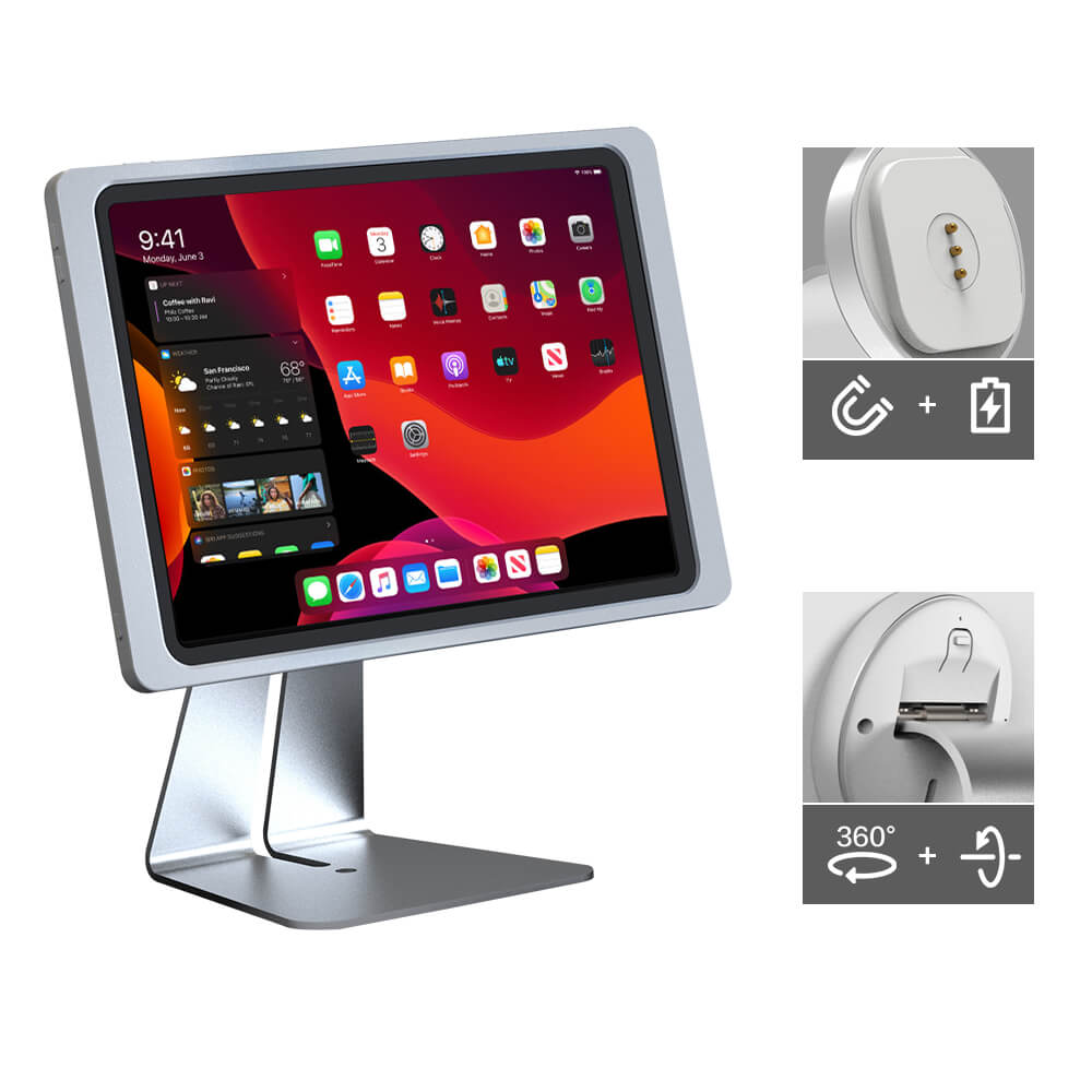 EMONITA Magnetic Charging Case for iPad – AC/PoE/DC Compatible