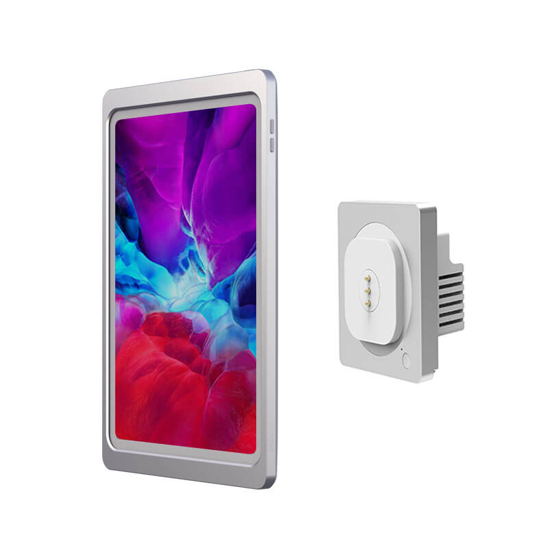 EMONITA iPad wall mount and charger for ipad pro 12.9-in. 3/4/5/6th generation