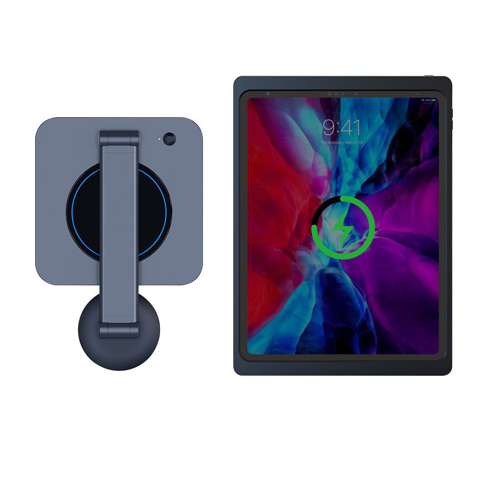 EMONITA 18W Fast Charging Foldable Magnetic Stand with Charging Case for iPad 10.9-in. (10th/A16 Gen)