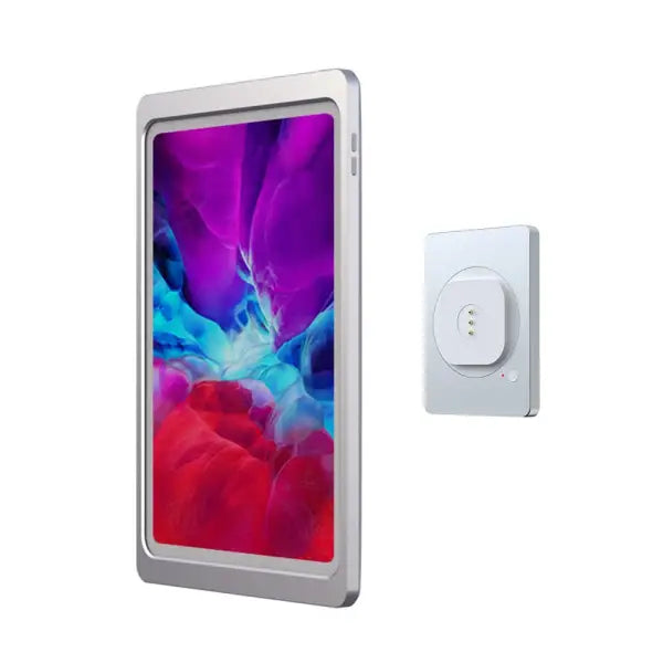 Magnetic iPad Wall Mount – AC Powered, Snap-On Design for Effortless Mounting