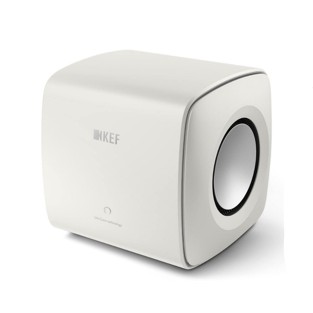 KEF KC62 Powered Subwoofer Black – Compact Force Cancelling Subwoofer