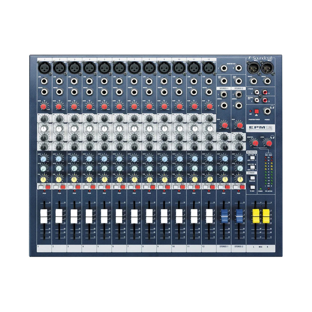 Soundcraft EPM12 خلاطات منخفضة التكلفة وعالية الأداء