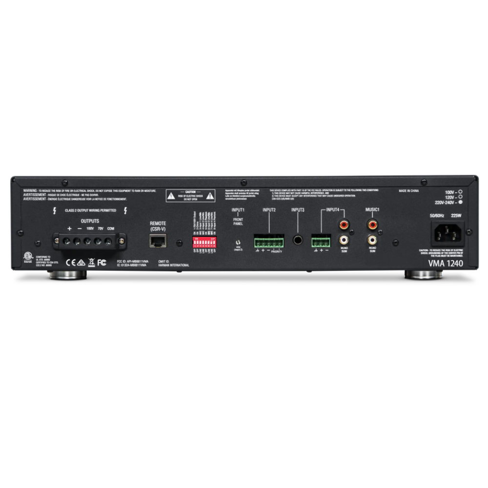 JBL NVMA1240-34-EU Networked Voice Assistant Mixer Amplifier