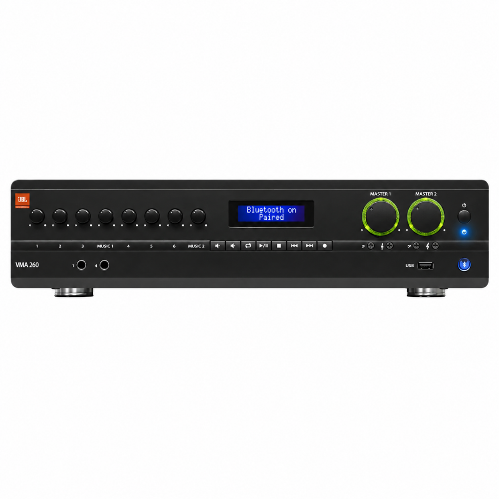 JBL NVMA260-34-EU Dual-Channel Networked Mixer Amplifier