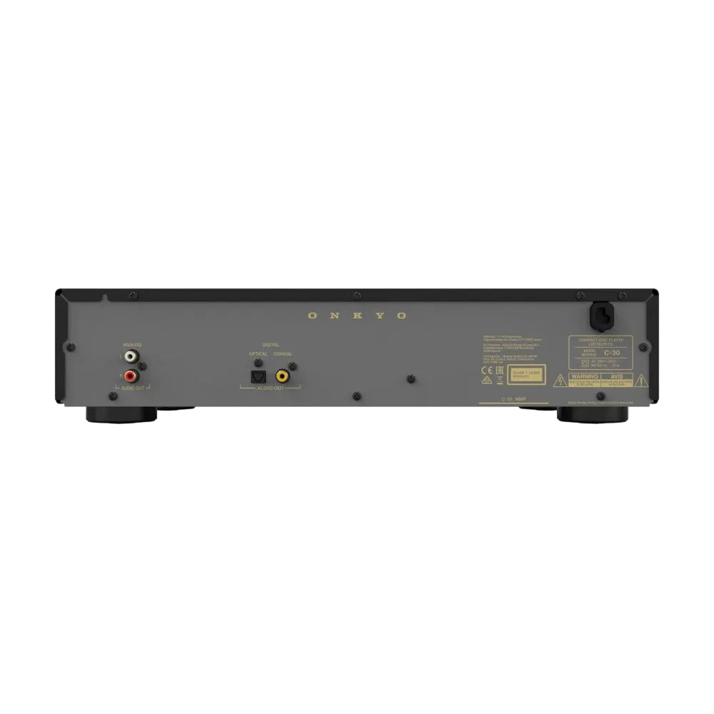 Onkyo C-30 CD Player Black – High-Fidelity Stereo Compact Disc Player