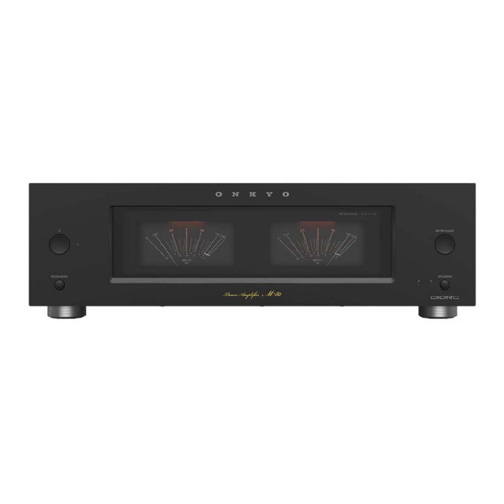 Onkyo M-80 Power Amplifier Black – High-Power 2-Channel Hi-Fi Stereo Amplifier