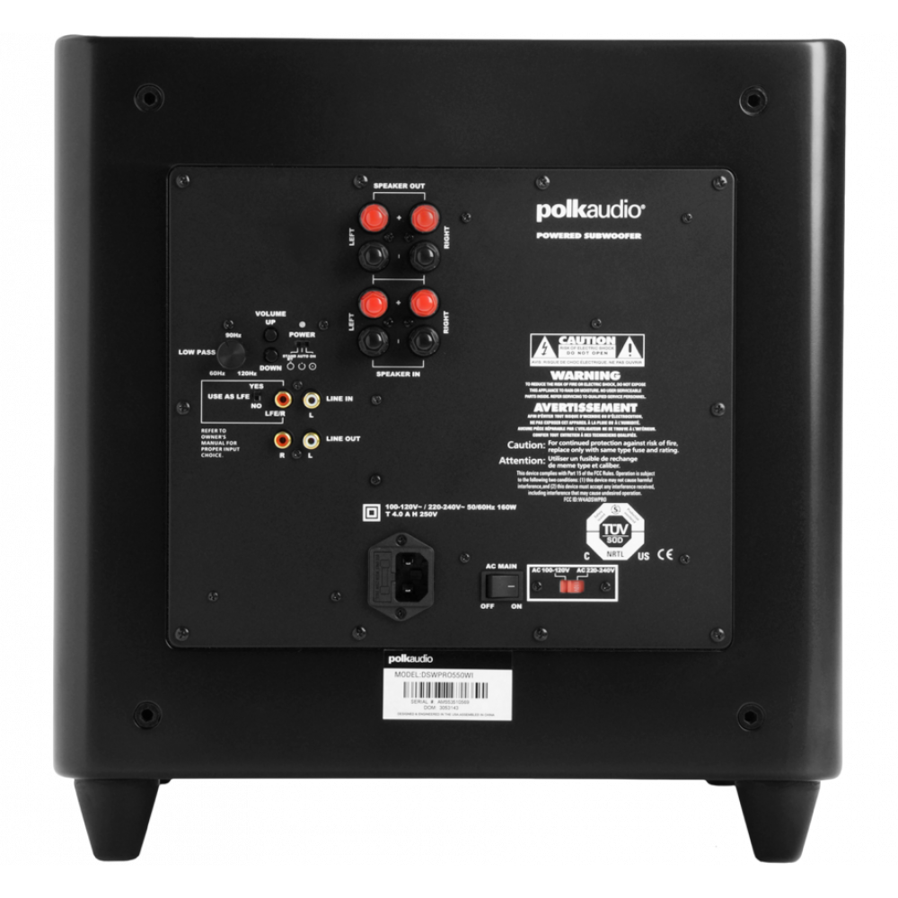 Polk Audio DSW550I High Performance 10-Inch Powered Subwoofer