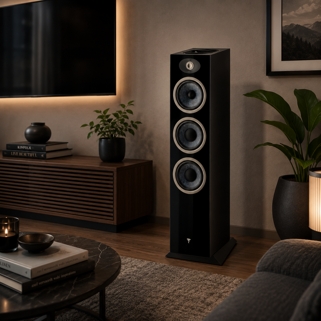Focal Theva N3-D 3-Way Floorstanding Speaker 180W