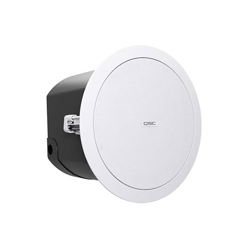 QSC AD-C6T-HP 6.5" 2-Way Passive Ceiling-Mount Loudspeaker (Pair, White, High-Power)