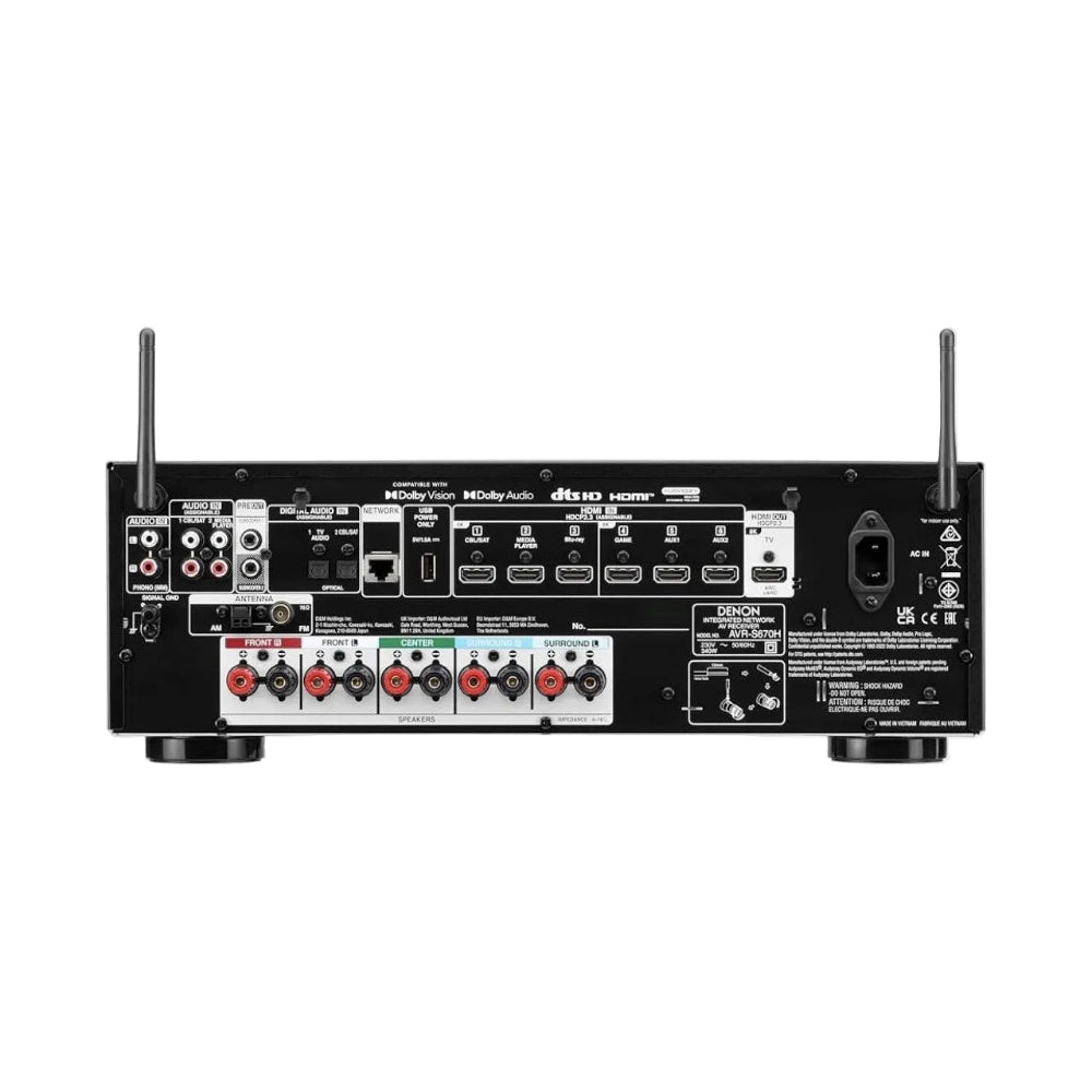 Denon AVCS670H – 5.2-Channel 8K AV Receiver
