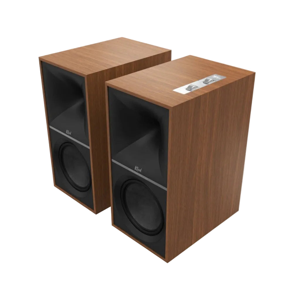 Klipsch The Nines Black Powered Speakers – Premium Hi-Fi Bluetooth Bookshelf Speakers