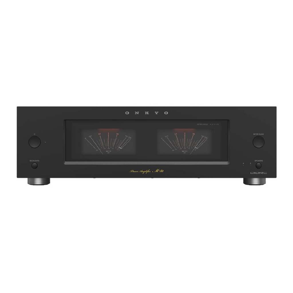 Onkyo M-80 Power Amplifier Black – High-Power 2-Channel Hi-Fi Stereo Amplifier