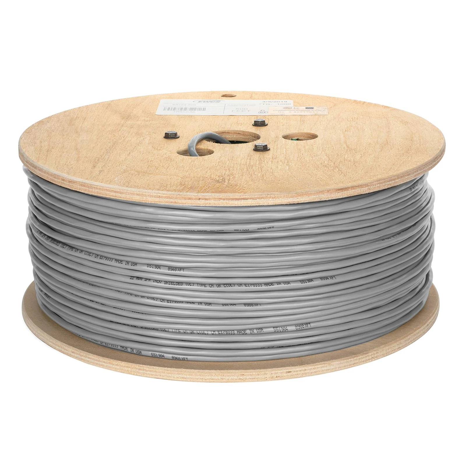 Paige 455200UE 16AWG-2C Stranded, Unshielded, PVC Cable