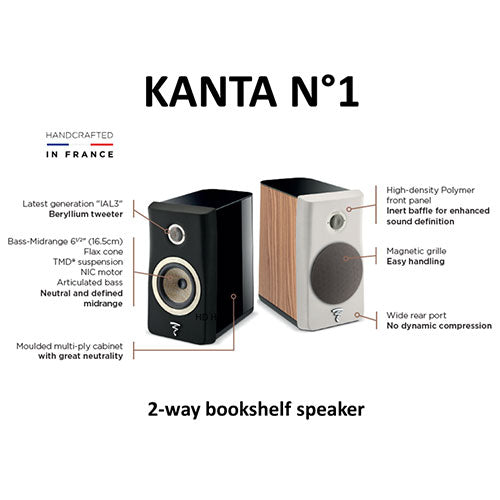 Focal Kanta N°1 2-way bookshelf speaker