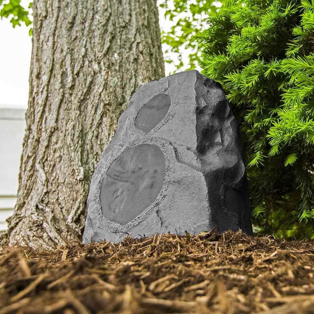 Klipsch AWR-650-SM Granite Outdoor Rock Speaker 4-Pack Bundle