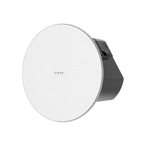 QSC AcousticDesign 4.5" 2-Way Zero-Bezel Ceiling Loudspeaker (Pair, White)